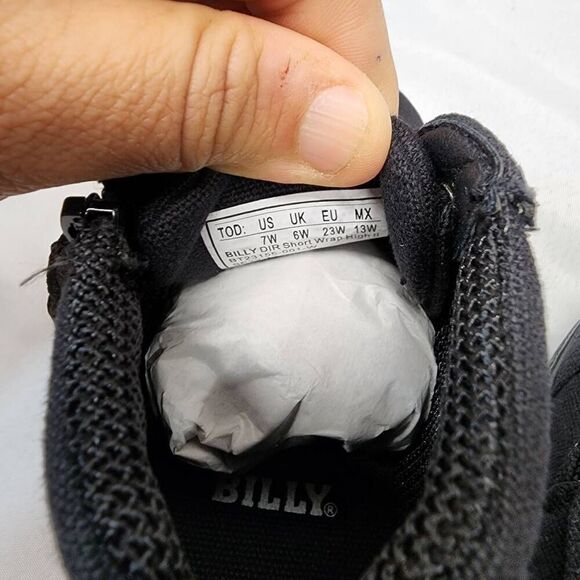 BILLY Kids DR Short Wrap High II Sneakers Canvas Upper Round Toe 7 Wide Toddler - Picture 7 of 8